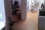Office view of new flooring and custom commercial cabinets in North Phoenix