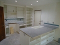 Custom white cabinets and subway tile backsplash remodel in Phoenix